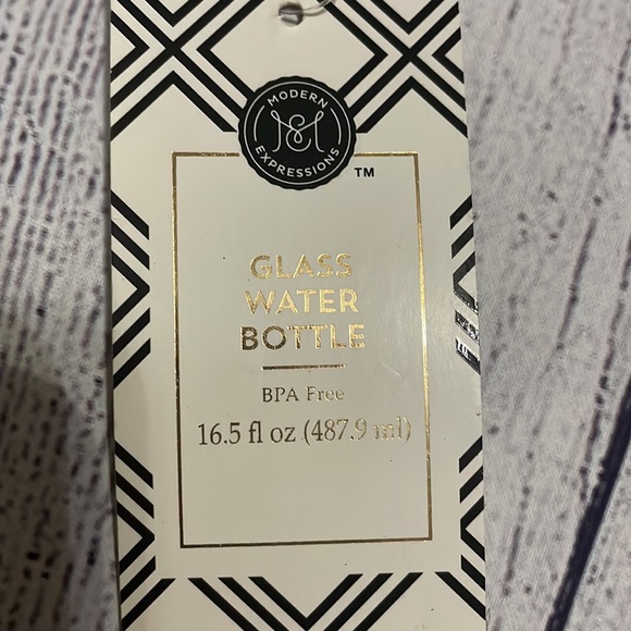 Glass Water Bottle - Picture 2 of 4